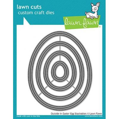 Lawn Cuts Outside In Easter Egg Stackables